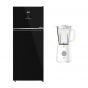 Beko No Frost Top Freezer Refrigerator, 420 Liters, Black - RDNE420K02DXITEGB, with Blender, 1.5 Liters, 600 Watt - TBN 62608 W