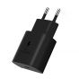 شاحن سامسونج بكابل USB فئة C، قوة 25 وات، اسود - 2725612825022