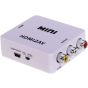 محول فيديو ميني HDMI إلى AV - ابيض