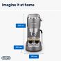 DeLonghi Dedica Arte Espresso Machine, 1 Liter, 1350 Watt, Grey- EC885.​GY