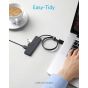 موزع USB فئة A انكر، 4 منافذ، اسود - A7516012