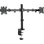 Stargold Dual Arm Holder for 17 to 32 Inch Monitors, Black - SG-894MB