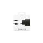 Samsung Wall Charger with USB Type C Cable, 45W, Black - EP-TA845XBEGCN