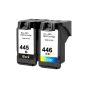 Canon Set of Black and Tri-Color Ink Cartridges - Pack of 2