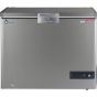 Penguin Defrost Chest Deep Freezer, 205 Liters, LG Compressor, Silver - ES-250L