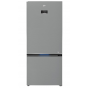 Beko No Frost Refrigerator, 509 Liters, Titanium Inox - RCNE590E35ZXP2