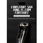 VGR Premium Rechargeable Shaver, Wet and Dry, Black - V-318