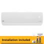 Beko Split Air Conditioner with Inverter , 2.25 HP, Cooling and Heating , White - BIHT1840