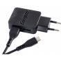 Energizer Lifetime Wall Charger With USB-C and Micro USB Cables, 2.4A - Black