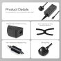 شاحن لاب توب USB فئة C مويبينز، 65 وات - اسود