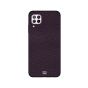 Moreau Laurent Purple Leather Pattern Printed Back Cover for Huawei Nova 7i