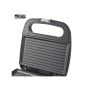 Dsp Sandwich Maker,  800 Watt, Black and Silver - KC-1170