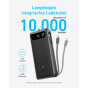 باور بانك انكر باور كور 20k ، سعة 20000 مللي امبير، 2 منفذ وكابل USB-C مدمج، اسود - A1383H11