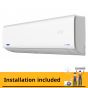Carrier Split Air Conditioner, Inverter Motor 3 HP, Cooling And Heating, White- 42QHC24DN