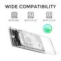 Eaget External Hard Drive Enclosure for HDD, SSD, 2.5 Inch, Transparent - YJ-HE66