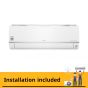 LG Dual Cool Split Inverter Air Conditioner, 1.5 HP, Cooling Only, White - S4-Q12JA2MC