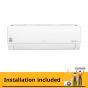 LG Dual Cool Split Inverter Air Conditioner, 1.5 HP, Cooling And Heating, White - s4-w12ja3ae