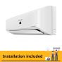 Sharp Split Air Conditioner, 1.5 HP, Cooling and Heating, Inverter Motor, White - AY-XP12YHE