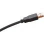 كابل USB فئة A ذكر الي USB فئة A انثي، 3 متر - اسود