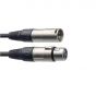 كابل XLR ذكر الى انثى ستاج S سيريز، 10 قدم، اسود - SMC3