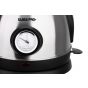 Swiss Pro Plus Retro Electric Kettle, 1.8 Liter, 2200 Watt, Silver - SP-WK2200BS
