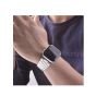 Stainless Steel Replacement Band For Apple Watch 44mm, 42mm- Silver