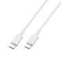 USB C Power Cable 3.3ft [1-Pack] USB C to USB C Fast Charging Cable,Type C Cable Fast Charging,Powerline USB C to USB C,White