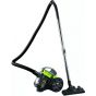 Daewoo Bagless Vacuum Cleaner, 700 Watt, Black and Green - FLR00046