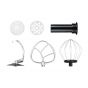Swiss Pro Plus  Food Processor, 1500 Watt, Black - SP-PKM1900B