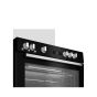 Beko Gas Cooker, 5 Burners, Black and Silver - GGR 15325 FX NBE