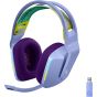 سماعة رأس لاسلكية لوجيتك G733 بإضاءة RGB بميكروفون، موف - 981-000890