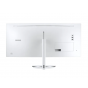 Samsung Thunderbolt 3 Professional 34 Inch, QLED Curved Monitor, White - LC34J791WTUXEN