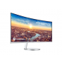 Samsung Thunderbolt 3 Professional 34 Inch, QLED Curved Monitor, White - LC34J791WTUXEN
