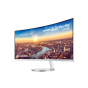 Samsung Thunderbolt 3 Professional 34 Inch, QLED Curved Monitor, White - LC34J791WTUXEN