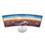 Samsung Thunderbolt 3 Professional 34 Inch, QLED Curved Monitor, White - LC34J791WTUXEN