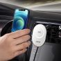 Anker PowerWave Wireless Magnetic Charging Car Mount, 18 Watt - Black and White