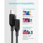 كابل USB-C انكر باور لاين III، طول 0.9 متر - اسود