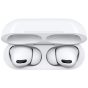 W&O X8 Plus Ultra Smart Watch - Silver Case and Orange Strap with AirPods Pro Earbuds - White