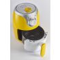 Ariete Airy Fryer, 2 Liter, 1000 Watt, Yellow – 4615