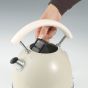Ariete Vintage Kettle, 1.7 Liter, Beige - 2877