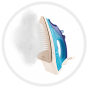 مكواة بخار ارزوم، 2400 وات، ازرق - AR688