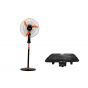 Arion Shabah Stand Fan, 18 Inch, Black and Orange - FS-1808 with Arion Electric Grill, 2400 Watt, Black - AR 2400W GR