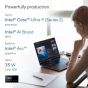 لاب توب اسوس زين بوك ديو UX8406CA-OLED009WS، انتل كور الترا 9 285H، هارد 2 تيرا SSD، رام 32 جيجا، شاشة 14 بوصة، OLED، بدقة 3K، بمعدل تحديث 120 هرتز، انتل ارك جرافيكس، ويندوز 11 - رمادي، مع قلم اسوس SA203H، وحقيبة ظهر، وحافظة