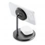 Cellularline Wireless Charger for iPhones and AirPods, 7.5 Watt - Black
