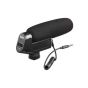 Boya Shotgun Wired Microphone for Digital Cameras, Black - BY-VM600