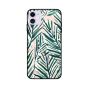 Green Leaves in Pink View Printed Back Cover for Apple iPhone 11