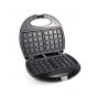 Sonashi Waffle Maker, 1 Plate, 750 Watt, Black - SWM-873