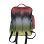 Gharibo Bags School Backpack With Pencil Case For Girls, Color Gradation Pattern - Yellow and Red