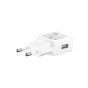 شاحن حائط سامسونج مع كابل USB، بقوة 2 أمبير - ابيض