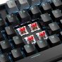 Magegee Wired Gaming Keyboard, Red Switch - Black and Grey